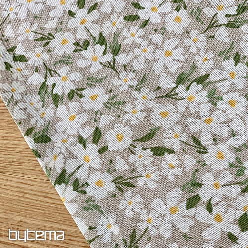 Tablecloth and scarf WHITE FLOWERS