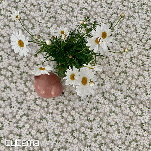 Tablecloth and scarf WHITE FLOWERS