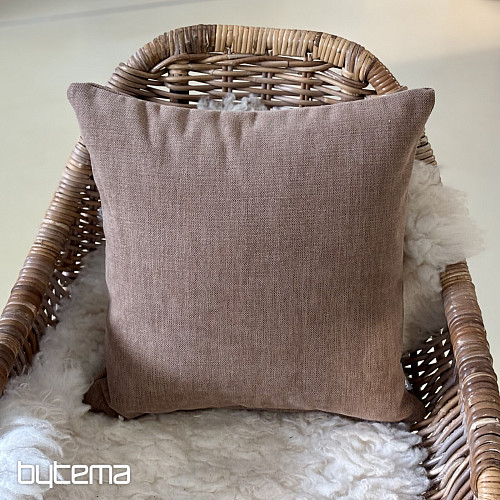 Decorative pillowcase DERBY WALNUT