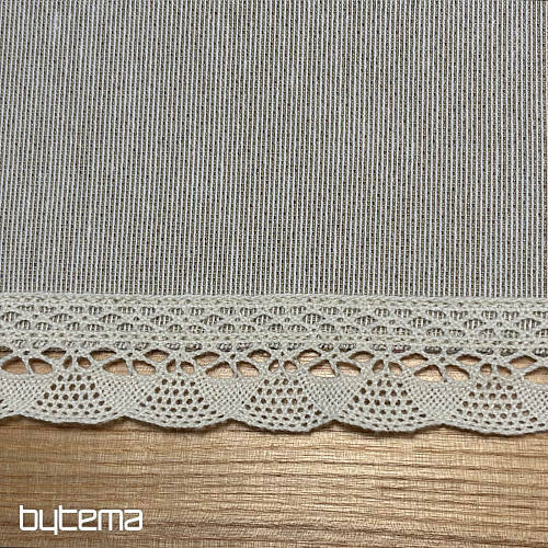 Tapestry tablecloth and scarf NATUR WITH LACE
