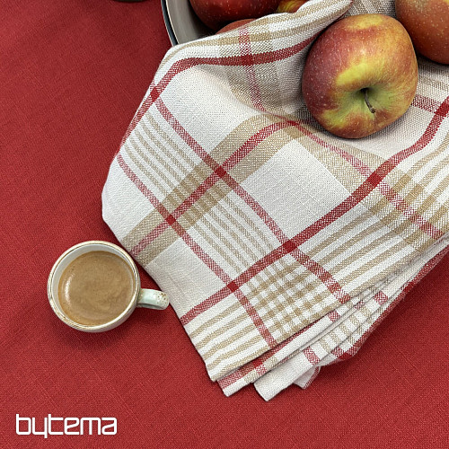 Tablecloth and scarf VALS RED