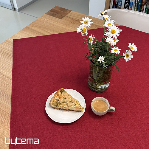 Tablecloth and scarf VALS RED