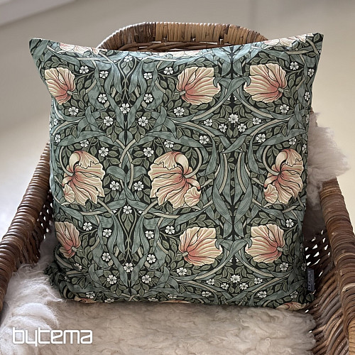 Decorative pillowcase GOLDEN FLOWERS