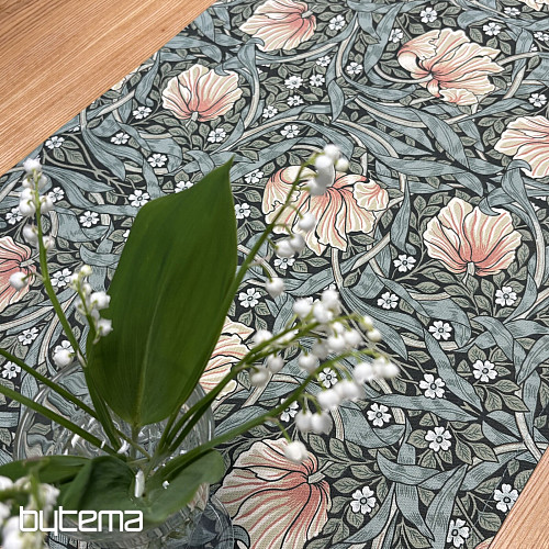 Tablecloth and scarf GOLDEN FLOWERS