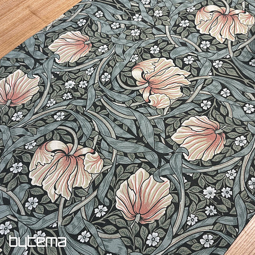 Tablecloth and scarf GOLDEN FLOWERS