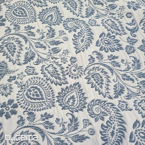 Decorative fabric COSTA FLOR BLUE