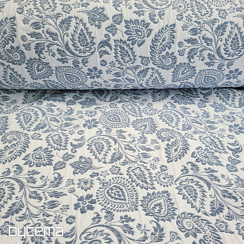 Decorative fabric COSTA FLOR BLUE