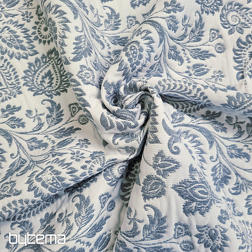 Decorative fabric COSTA FLOR BLUE