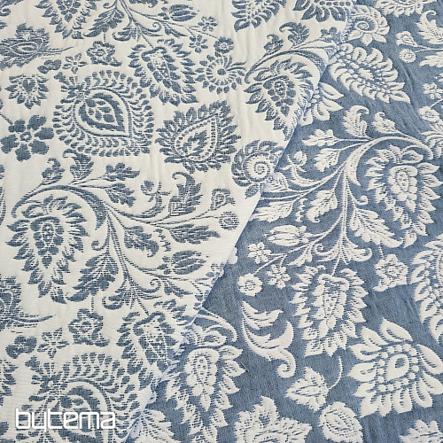 Decorative fabric COSTA FLOR BLUE