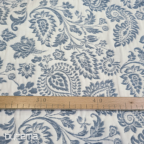 Decorative fabric COSTA FLOR BLUE