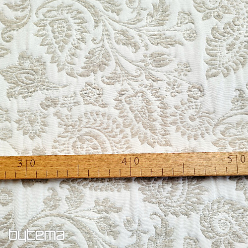 Decorative fabric COSTA FLOR BEIGE