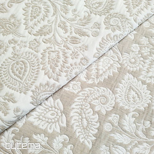 Decorative fabric COSTA FLOR BEIGE