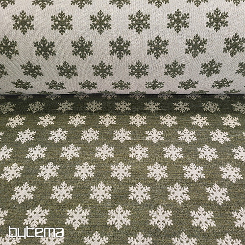 Luxurious decorative fabric FLAKES BROWN