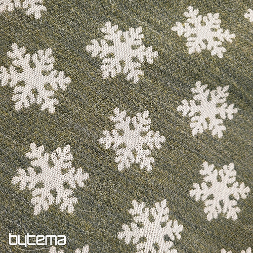 Luxurious decorative fabric FLAKES BROWN