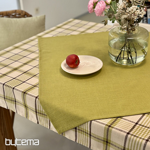 Tablecloth and scarf VALS GREEN