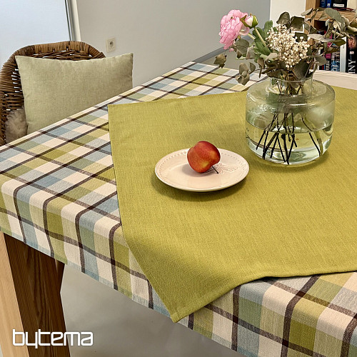 Tablecloth and scarf VALS GREEN