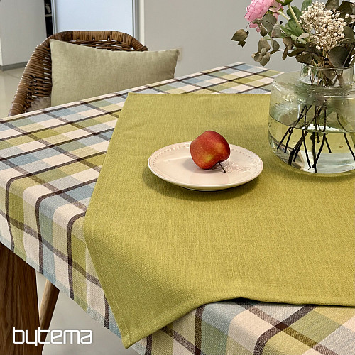 Tablecloth and scarf VALS GREEN
