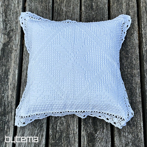 Lace decorative cover LACE white