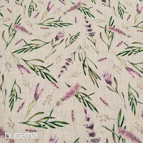 Decorative fabric LAVENDER LINO