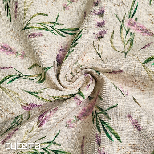 Decorative fabric LAVENDER LINO
