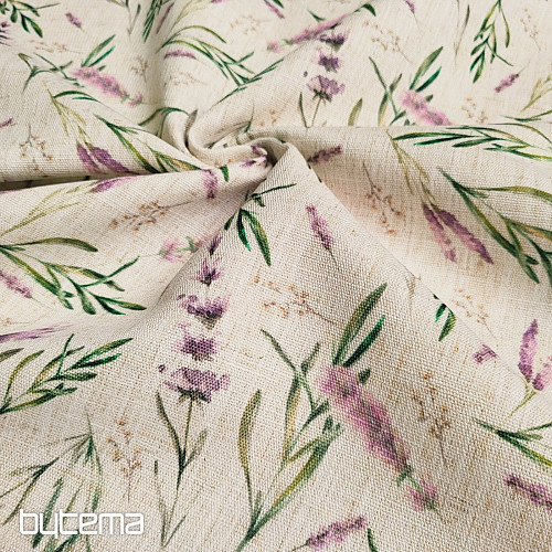 Decorative fabric LAVENDER LINO