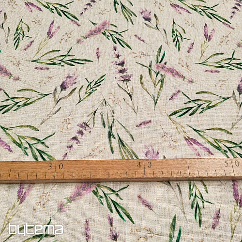 Decorative fabric LAVENDER LINO