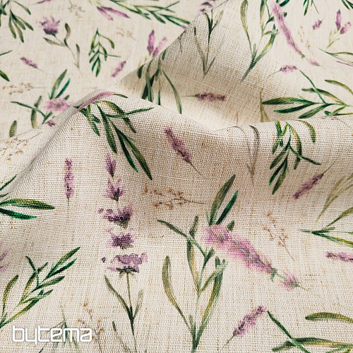 Decorative fabric LAVENDER LINO