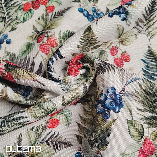 Decorative fabric FOREST BERRIES