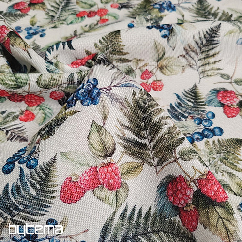 Decorative fabric FOREST BERRIES