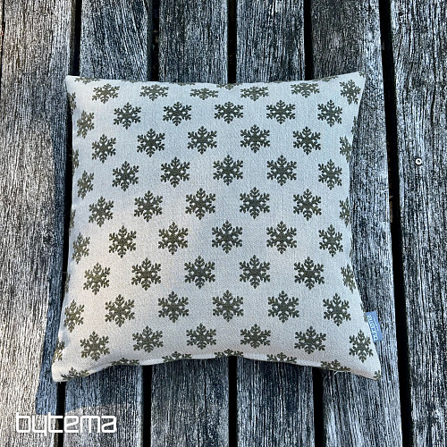 Luxurious decorative covering FLAKES BROWN-GREEN B