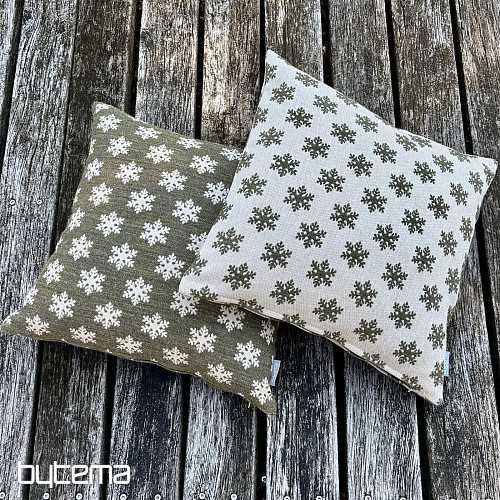 Luxurious decorative covering FLAKES BROWN-GREEN B