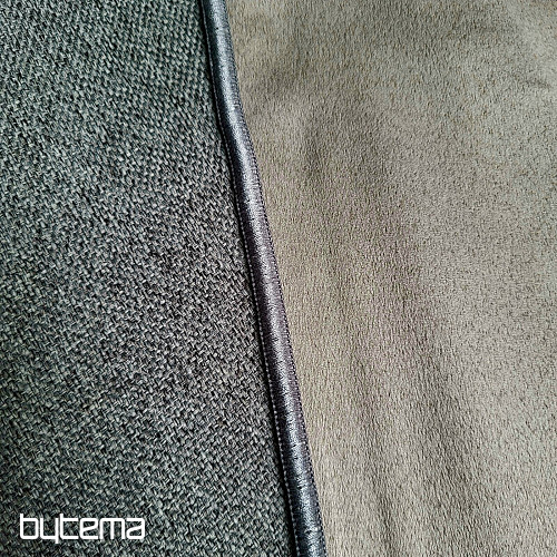 Solid color designer decorative fabric DIM OUT GERSTER 77045/0840 DARK GREY