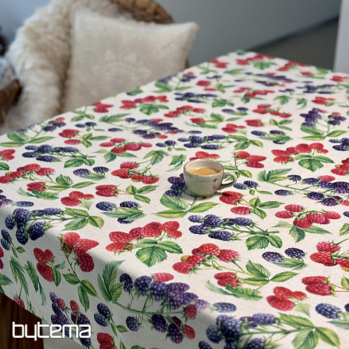 Tablecloth RASPBERRIES AND BLACKBERRIES