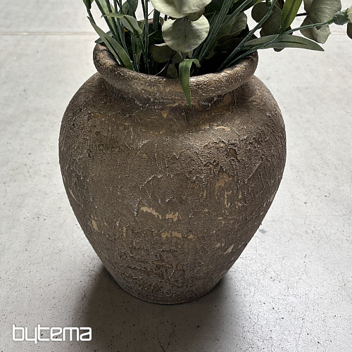 Ceramic vase TAVIR 24x30 rustic gold