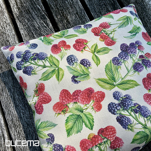 Decorative pillowcase RASPBERRIES AND BLACKBERRIES