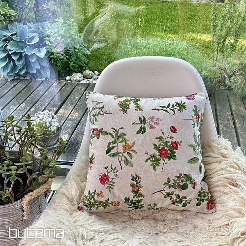 Decorative pillowcase FLOWERS OREGON