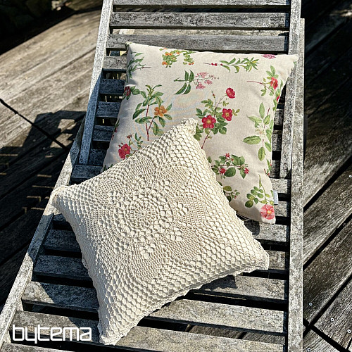 Decorative pillowcase FLOWERS OREGON