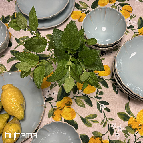 Deep plate ALENTEJO 23 cm turquoise