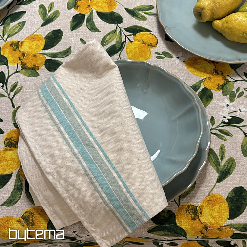 Deep plate ALENTEJO 23 cm turquoise