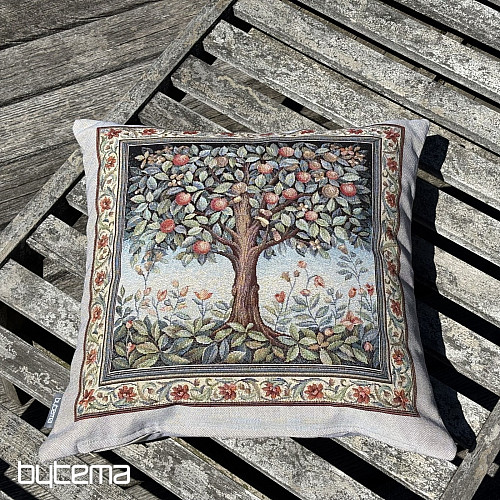 Tapestry pillowcase TREE OF KNOWLEDGE