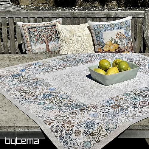 Tapestry tablecloth and scarf VINTAGE MOSAIC