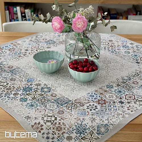 Tapestry tablecloth and scarf VINTAGE MOSAIC