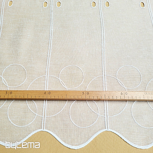 Curtain for stained glass GERSTER 11895/0001 GITA white