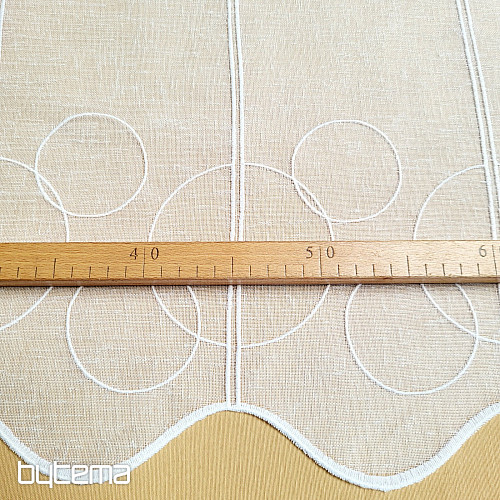 Curtain for stained glass GERSTER 11895/0001 GITA white