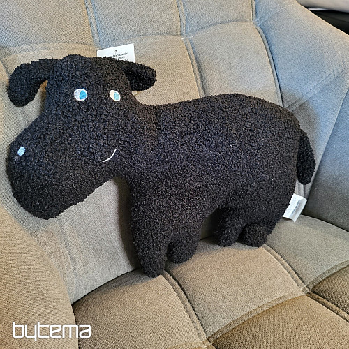 Plush toy BLACK DOG