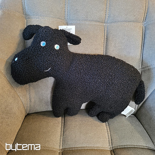 Plush toy BLACK DOG