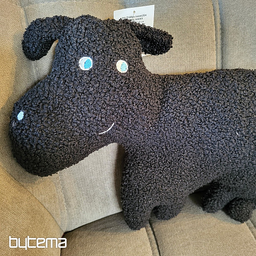 Plush toy BLACK DOG