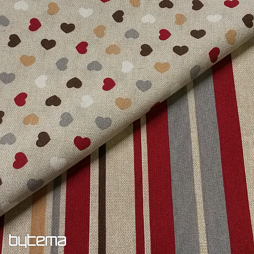 Decorative fabric BUHOS RAYA
