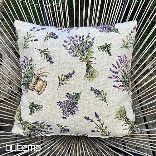 Tapestry cushion cover LAVENDER FLOWER