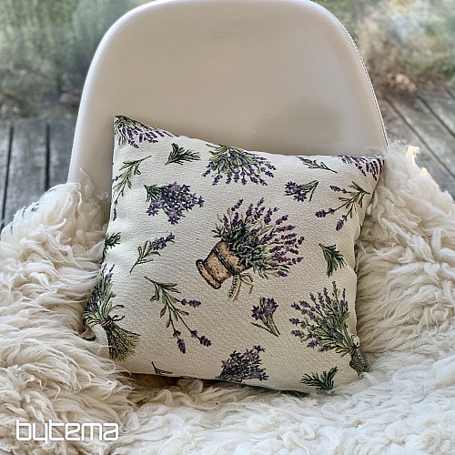 Tapestry cushion cover LAVENDER FLOWER